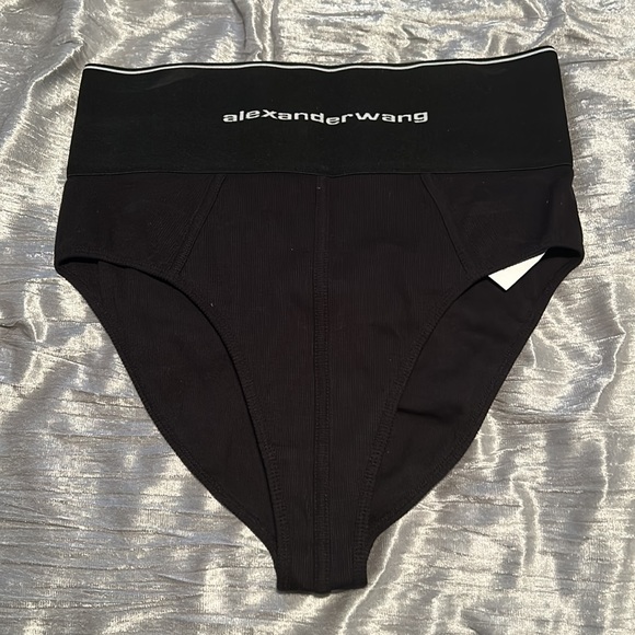 Black and white  Alexander Wang 2 piece set Bralette and Brief - Picture 4 of 7